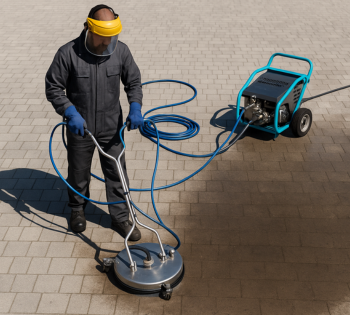 czyszczenie ciśnieniowe kostki brukowej